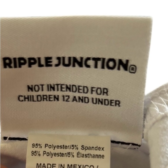 Ripple Junction HOOTERS Girl Iconic Waitress Tank Top Sz XL White/Orange - Picture 4 of 4